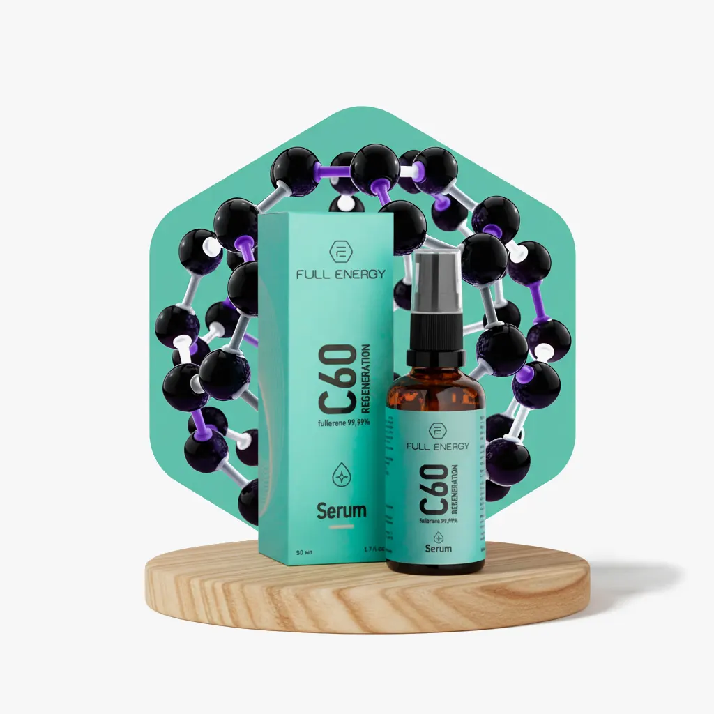 Сыворотка для лица и зоны декольте на основе водорастворимого фуллерена С60 купить Full Energy фуллерены С60, масла с фуллеренами с60 продукция с фуллеренами с60 купить